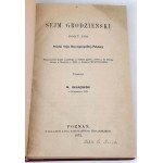ILOWAJSKI - GRODZIEŃ SEJM OF THE YEAR 1793 edition 1872