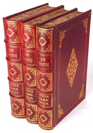 TOLSTOJ - ANNA KARENINA vol. 1-3 [set in 3 vols.] wyd.1 Kraków 1898-1900