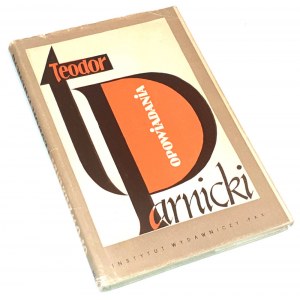 PARNICKI- OPOWIADANIA 1st Edition Autograph by the Author!