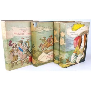 DUMAS - DIE TRILOGIE DER DREI MUSZKIETER Hrsg. 1957-9 Illustrationen von Skarżyński