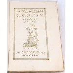 HUNEKER - CHOPIN. CZŁOWIEK I ARTYSTA. Okł. i kartę tyt. wykonał E. Czerper.