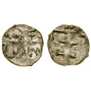 Pologne, denier de la couronne, sans date (1386-1389), Cracovie