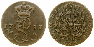Polonia, penny, 1783 EB, Varsavia