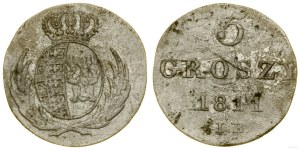 Polonia, 5 groszy, 1811 IB, Varsavia