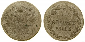 Poľsko, 5 groszy, 1818, Varšava