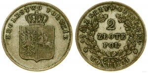 Polsko, 2 zloté, 1831 KG, Varšava