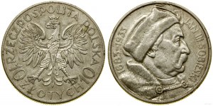 Pologne, 10 zlotys, 1933, Varsovie