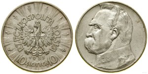Pologne, 10 zlotys, 1937, Varsovie