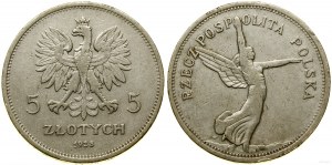 Polsko, 5 zlotých, 1928, Varšava