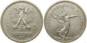 Pologne, 5 zlotys, 1931, Varsovie