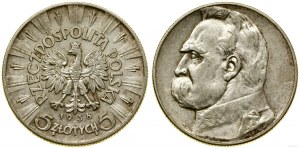 Polonia, 5 zloty, 1938, Varsavia