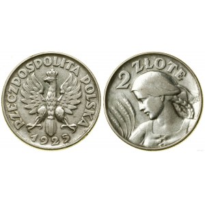 Poland, 2 zloty, 1925, Philadelphia