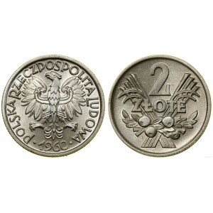 Poland, 2 zloty, 1960, Warsaw
