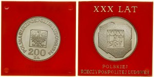Pologne, 200 zloty, 1974, Varsovie