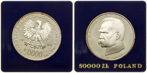 Pologne, 50.000 PLN, 1988, Varsovie