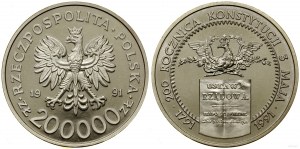 Polonia, 200.000 PLN, 1991, Varsavia
