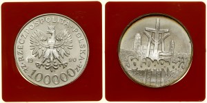 Pologne, 100 000 PLN, 1990, États-Unis