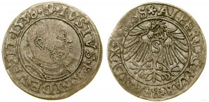 Kniežacie Prusko (1525-1657), groš, 1538, Königsberg