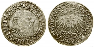 Kniežacie Prusko (1525-1657), groš, 1542, Königsberg