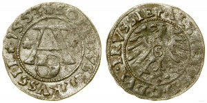 Ducal Prussia (1525-1657), shilling, 1553, Königsberg