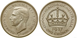 Australia, 1 crown, 1937, Melbourne