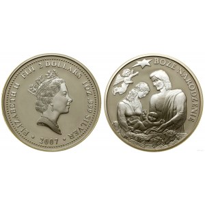 Fidżi, 2 dolary, 2007, Auckland