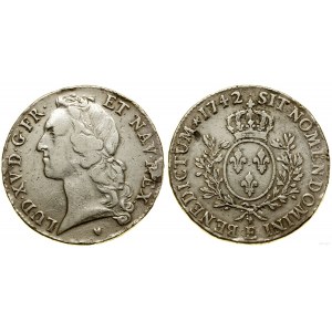 Francja, ecu, 1742 E, Tours