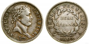 France, 1/2 franc, 1809 A, Paris