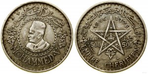 Morocco, 500 francs, 1956, Paris