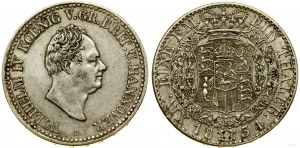 Germany, thaler, 1834 B, Hannover