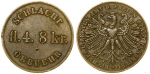 Germany, 4 florins / 8 krajcars, no date (ca. 1864-1866)
