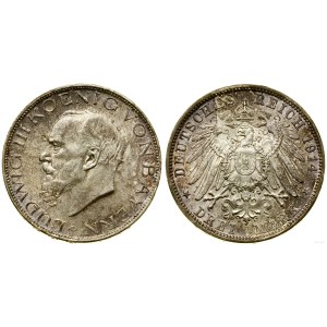 Nemecko, 3 marky, 1914 D, Mníchov