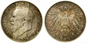Německo, 2 marky, 1914 D, Mnichov