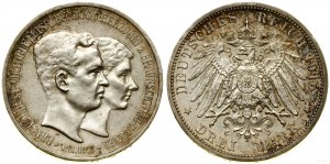 Nemecko, 3 marky, 1915 A, Berlín