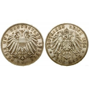 Niemcy, 5 marek, 1904 A, Berlin