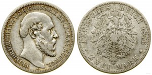 Niemcy, 2 marki, 1876 A, Berlin