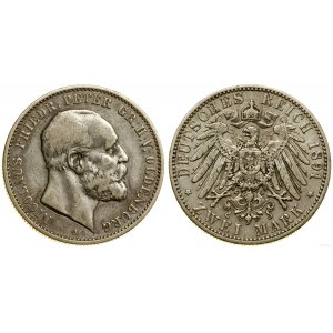 Niemcy, 2 marki, 1891 A, Berlin