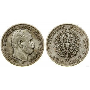 Niemcy, 2 marki, 1877 B, Hannover