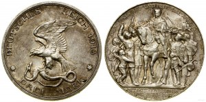 Germany, 3 marks, 1913, Berlin