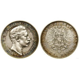 Niemcy, 2 marki, 1888 A, Berlin