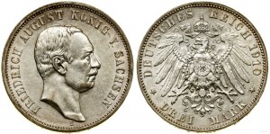 Niemcy, 3 marki, 1910 E, Muldenhütten