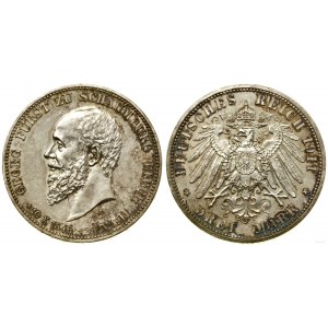 Allemagne, 3 marques posthumes, 1911 A, Berlin