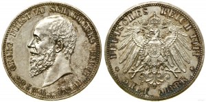 Germany, 3 posthumous marks, 1911 A, Berlin