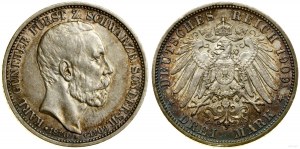 Germany, 3 posthumous marks, 1909 A, Berlin