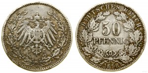 German Empire, 50 fenig, 1898 A, Berlin