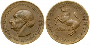 Germany, 10 marks, 1921