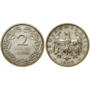 Germany, 2 marks, 1927 A, Berlin