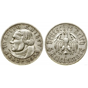 Niemcy, 5 marek, 1933 A, Berlin