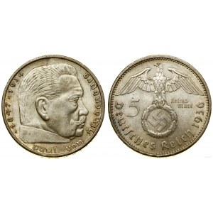 Niemcy, 5 marek, 1936 A, Berlin