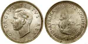 Afrique du Sud, 5 shillings, 1952, Pretoria